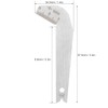 Walfront 2Pcs Drill Bit Angle 118 Degree Metal Blade Measurement