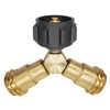DOZYANT Propane Splitter, 2 Way LP Gas Adapter Tee Connector