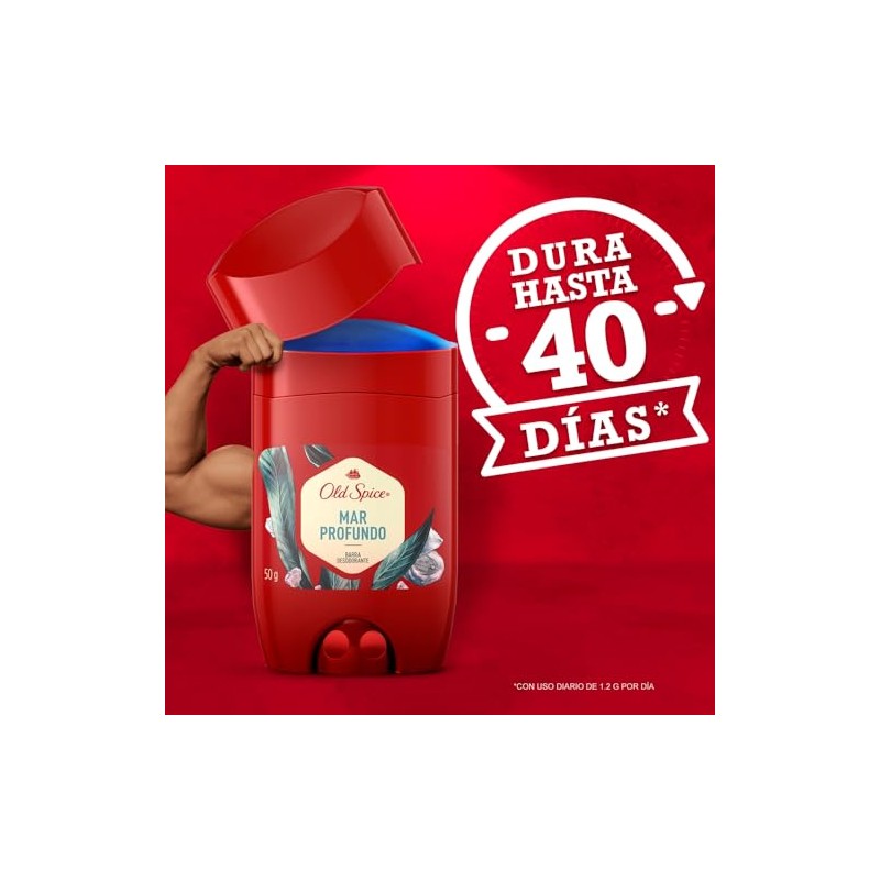 Old Spice Desodorante en barra para hombre Mar Profundo 50