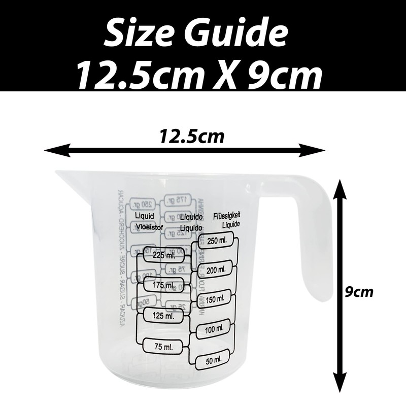 Plastic Measuring Jug Multi-Purpose Jug for Flour, Ground Almonds, Sugar,