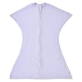 SleepingBaby EverSoft Zipadee-Zip Transitional Swaddle Sack, Viscose from Bamboo, Wearable Blanket with 2-Way Zipper - Lilac, M