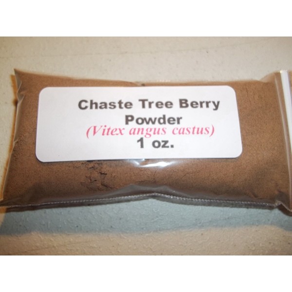 Chaste Tree 1 oz. Chaste Tree (Vitex) Berry Powder (Vitex agnus castus)
