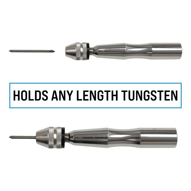Blue Demon Tungsten Holder, Makes Sharpening Easier, Holds Any Length