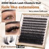 Lash Extension Kit Thick Eyelash Extension Kit 10-18mm Fluffy Lash