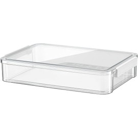 Organizador De Almacenamiento De Archivos De Plástico Transparente Caja De Almacenamiento De Documentos Contenedor Almacenamiento Ligero Impermeable Papel Fotográfico Caja Portatil