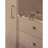 Goo-Ki 6 Pack Woven Cabinet Pulls Antique Brass Drawer Pulls