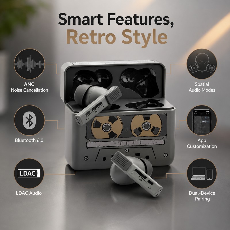 MOONDROP Golden Ages 2 TWS Earbuds with ANC & LDAC
