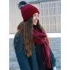 styleBREAKER 01017104 Unisex Soft Plain Scarf with Fringes Winter Stole