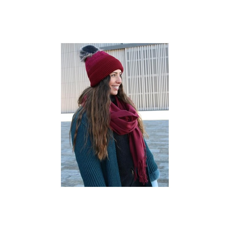 styleBREAKER 01017104 Unisex Soft Plain Scarf with Fringes Winter Stole