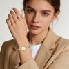 eYotto Small Dainty Watches for Women, Round Quartz Waterproof Dress