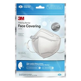 3M Máscara facial de filtrado avanzada, AFFM-5, talla única, paquete de 5