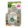 Skin & Tooth-Friendly nip Butterfly Light Dummy: Flat Teat, Soft