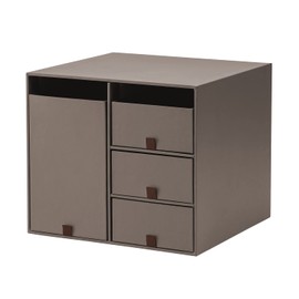 PLUS Living Post LP-304YS 85-132 Reinforced Cardboard Storage Box, Color: Brown, Size S