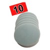 10 Piezas Esponjas Redondas Detallar Autos Armor All Cera Negro