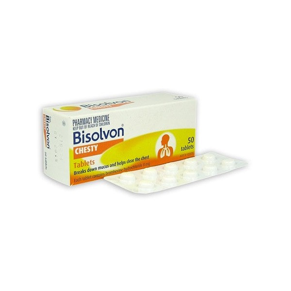 Bisolvon Chesty 8mg Tablets 50