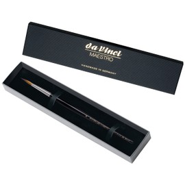 da Vinci Watercolor Series 35 Maestro Paint Brush, Round Long Taper Kolinsky Red Sable with Gift Box, Size 6