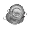 Colander Set of 2, Heavy Duty Stainless Steel Micro-Perforated Strainer