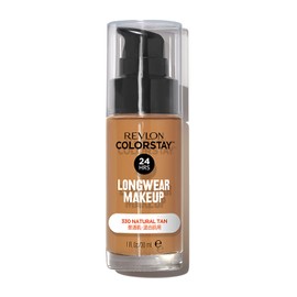 Revlon Color Stay Long Wear Makeup 330 Natural Tan Healthy Wheat for Normal and Mixed Skin SPF15 PA++ Liquid Foundation 1.1 fl oz (30 ml)