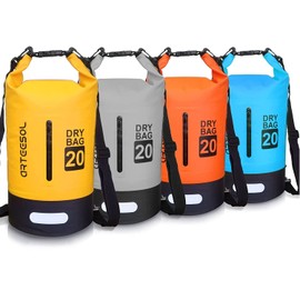Blackace arteesol Waterproof Dry Bag 5L 10L 20L 30L 20L 20L 30L Waterproof Bag with Long Adjustable Handle for Kayaking Boat Excursion Canoe/Fishing/Rafting/Swimming/Snowboarding