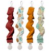 MIMUSELINA Pack of 4 Dummy Chains with Metal Clip for