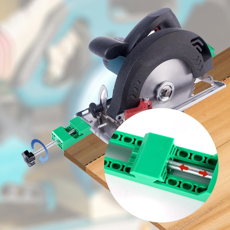 Adjustable Cutting Machine Base Guide, Circular Saw Milling Positioning Clamp