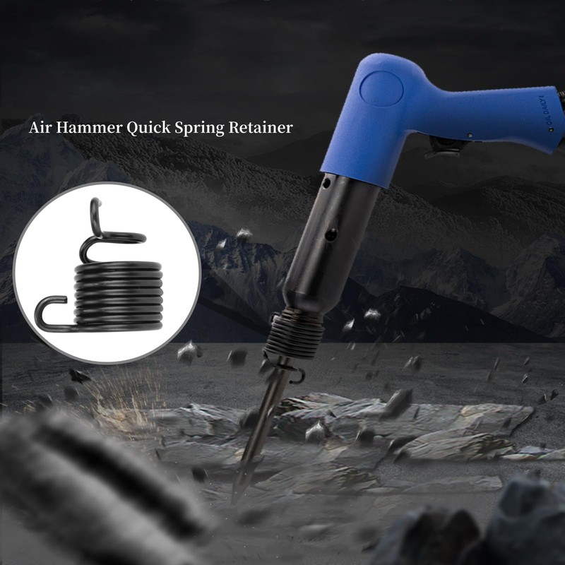 Air Hammer Quick Spring Retainer, drain cleaner nozzle air chisel