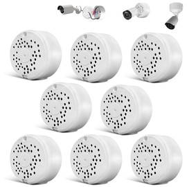 【ABS IP54 Waterproof】 Universal Bullet Security Camera Junction Box, Outdoor CCTV IP Cameras Mounting Bracket, Hide Cable Junction Base Boxes for Surveillance Camera