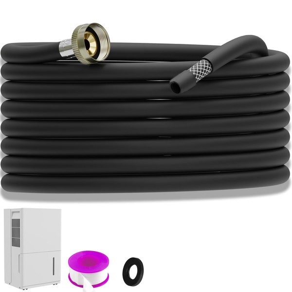 8FT Dehumidifier Drain Hose with 3/4 Inch FHT Leak-Proof and