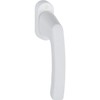 Hoppe 102202362, white window handle, LIÈGE-concealed screwed, 7 x 40