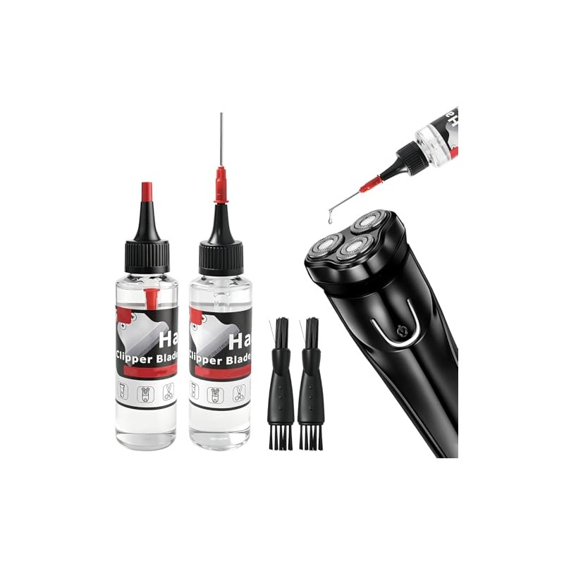 2 Pcs 60 ML Hair Clipper Oil, Shaver Lubricating Oil