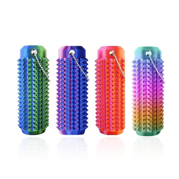 4 Pcs Little Ouchies Pain Fidget Keychain – 3D Printed