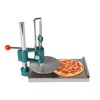 Pizza Dough Press, Stainless Steel Dough Press with Dual Plates,