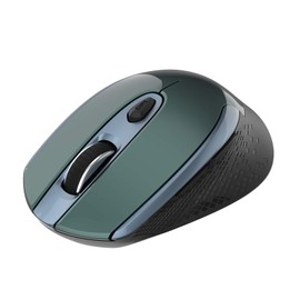 cimetech Wireless Mouse, 2.4G Computer Ergonomic Optical Mouse, 6 Buttons, Silent Mouse with USB Receiver and 3 Adjustable DPI Computer Mouse for Laptop, Desktop, Mac, PC - Dark Green