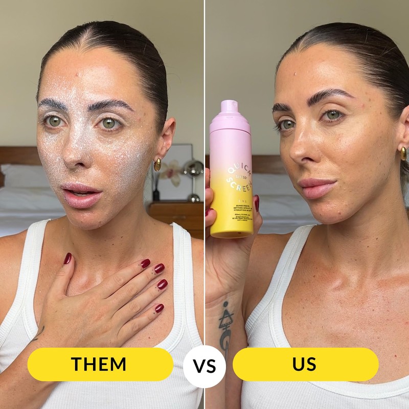 QUICK FLICK 3-in-1 SPF 50+ Sunscreen, Setting Spray & Hydration