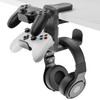 PAIFIEVD 3-in-1 Headphone Stand PC Gaming Controller Holder,Gaming Headset Holder