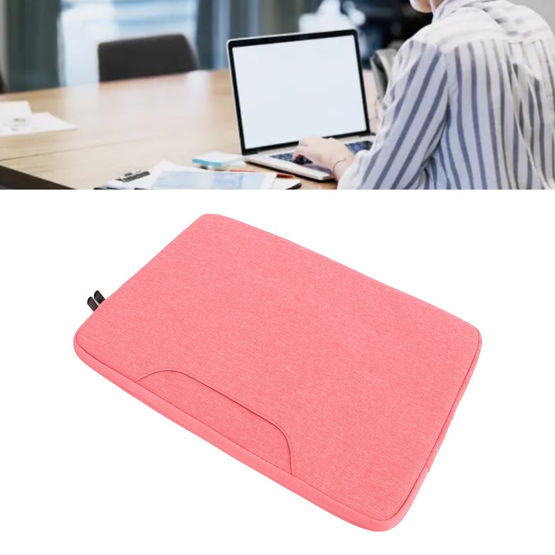 14.1‑15.4inch Laptop Hand Case Bag Metal Zipper Large Capacity Protective