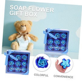 Abaodam Decorative Soap Rose Flower Box Realistic Flowers for Valentine Day Mother Day Birthdays Special Occasions Scented Arrangement for Your Loved