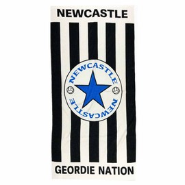 GIFTS 4 ALL Giant Newcastle Beach Towel, New Newcastle Football Fans Cotton Beach Towel, Newcastle Geordie Fans Bath Towel
