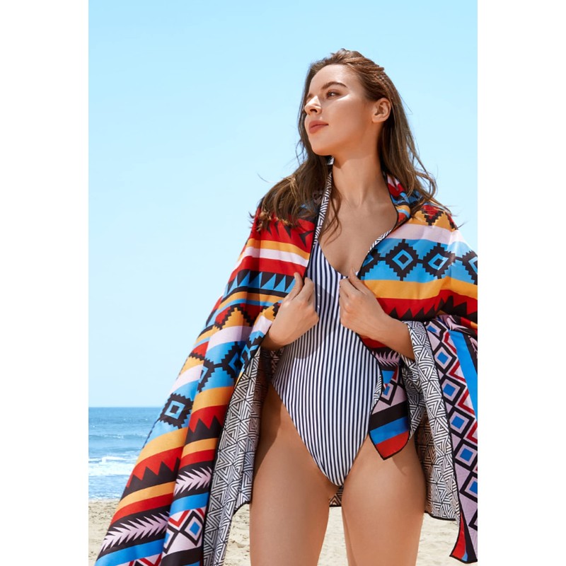 DARCHEN Microfiber Beach Towels Oversize Quick Dry Towel[1 or 4
