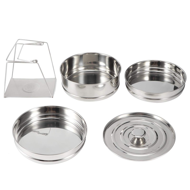Stackable 3 Tier Food Steamer Pan Stainless Steel Steamer Pot