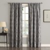 Sun Zero Mayfield Floral Pattern Blackout Back-Tab Curtain Panel, 54"