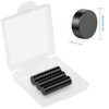 Wzone 30PCS Black Small Magnets, 8mm x 3mm Round Strong