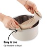 Silicone Pot Strainer, Emptycolor Adjustable Clip On Strainer for Pots