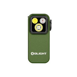 OLIGHT Oclip Pro Max Throw 120 Meters EDC Clip-on Light Equipped with Spring Clip Magnetic Base LED Light for Highing Fishing and Outdoor(OD Green)
