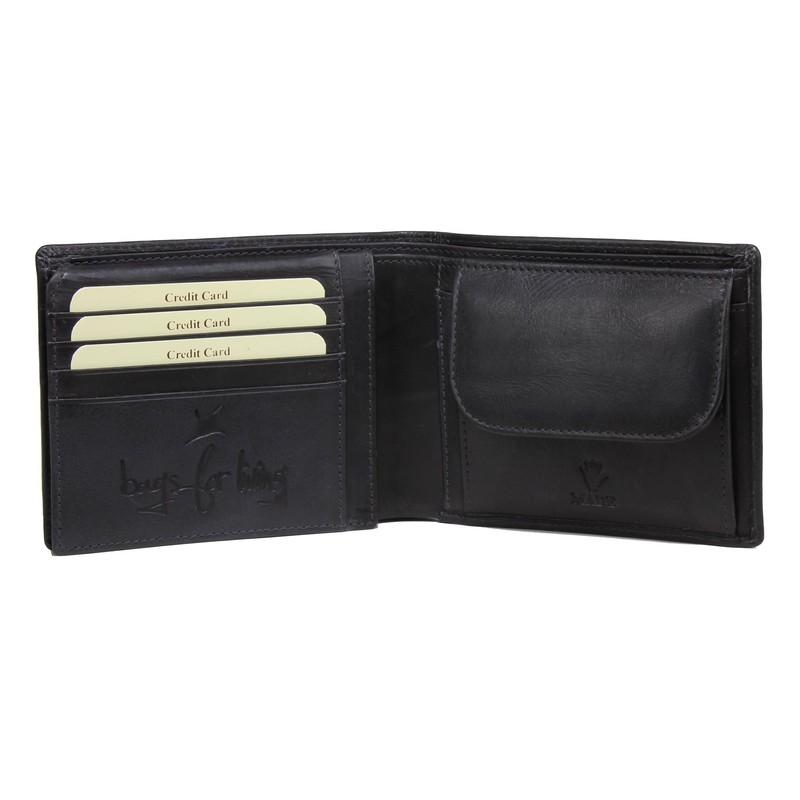 Green Burry Vintage Full Grain Leather Wallet 12 cm
