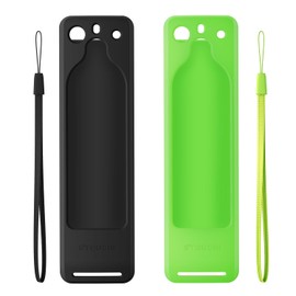 [2 Pack] Stouchi Silikonhülle für TV-Stick (3.Gen/4K), Sprachfernbedienung, Schutzhülle, rutschfeste, stoßfeste Fernbedienungsabdeckung, kompatibel mit Fernbedienung der 3.Gen (Grün&Schwarz)