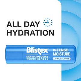 Blistex Intense Moisture -– All Day Hydration Lip Balm & Moisturizer for Dry Lips - Ceramides to Lock in Moisture – Vitamin E Smooths, 1 Count, 0.13oz (3.69 g)