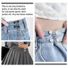 4 Set Waist Tightener for Pants Women, Metal Adjustable Waist