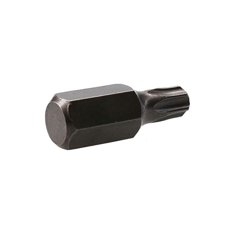 T40 Torx Star Bit 30mm Length 10mm Shank Chrome Vanadium