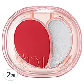 APIEU Juicy Pang Mood Blending Lip & Cheek Balm 2.3g, 04 Icy Cherry Balm, 2 ea. APIEU / 어퓨 과즙팡 무드 블렌딩 립앤치크밤 2.3g, 04 아이시체리밤, 2개